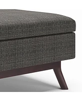 Simpli Home Owen Coffee Table Storage Ottoman