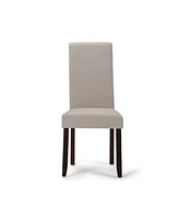 Simpli Home Acadian Parson Dining Chair, Set of 2