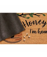 Liora Manne' Natura Honey I'm Home l Neutral 2' x 3' Outdoor Area Rug