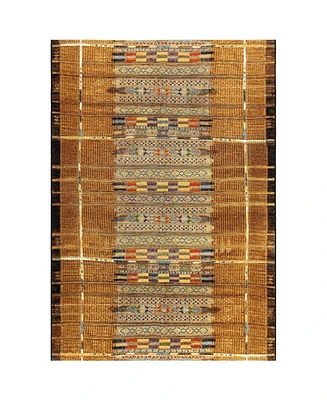 Liora Manne' Marina Tribal Stripe 4'10" x 7'6" Outdoor Area Rug