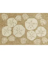 Liora Manne Frontporch Shell Toss Rug