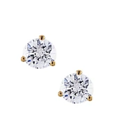 Diamond Stud Earrings (1/4 ct. t.w.) in 14k White or Yellow Gold