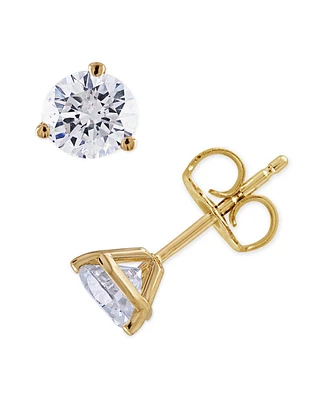 Diamond Stud Earrings (1/4 ct. t.w.) in 14k White or Yellow Gold