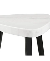 Picket House Furnishings Lena Marble Top End Table