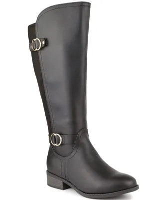 Karen Scott Leandraa Wide-Calf Riding Boots, Created for Macy's