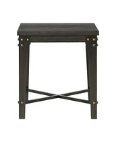 Picket House Furnishings Cera Square End Table with Usb
