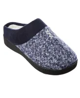 Isotoner Signature Women's Heathered Knit Jessie Hoodback Slippers