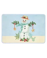 Avanti Coastal Snowman Printed Bath Rug, 20" x 30"