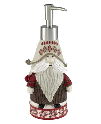 Avanti Christmas Gnomes Holiday Resin Soap/Lotion Pump