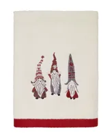 Avanti Christmas Gnomes Holiday Cotton Hand Towel, 16" x 30"