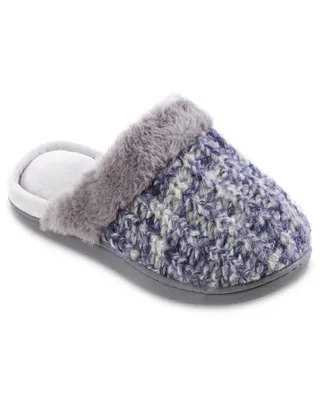 Isotoner Signature Women's Sweater Knit Sheila Clog Slippers
