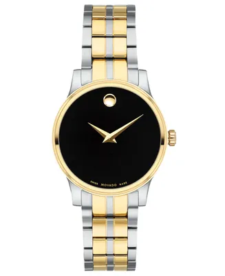 Movado Women's Swiss Gold Pvd & Stainless Steel Bracelet Watch 28mm