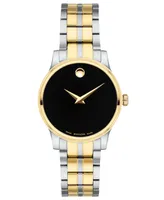 Movado Women's Swiss Gold Pvd & Stainless Steel Bracelet Watch 28mm