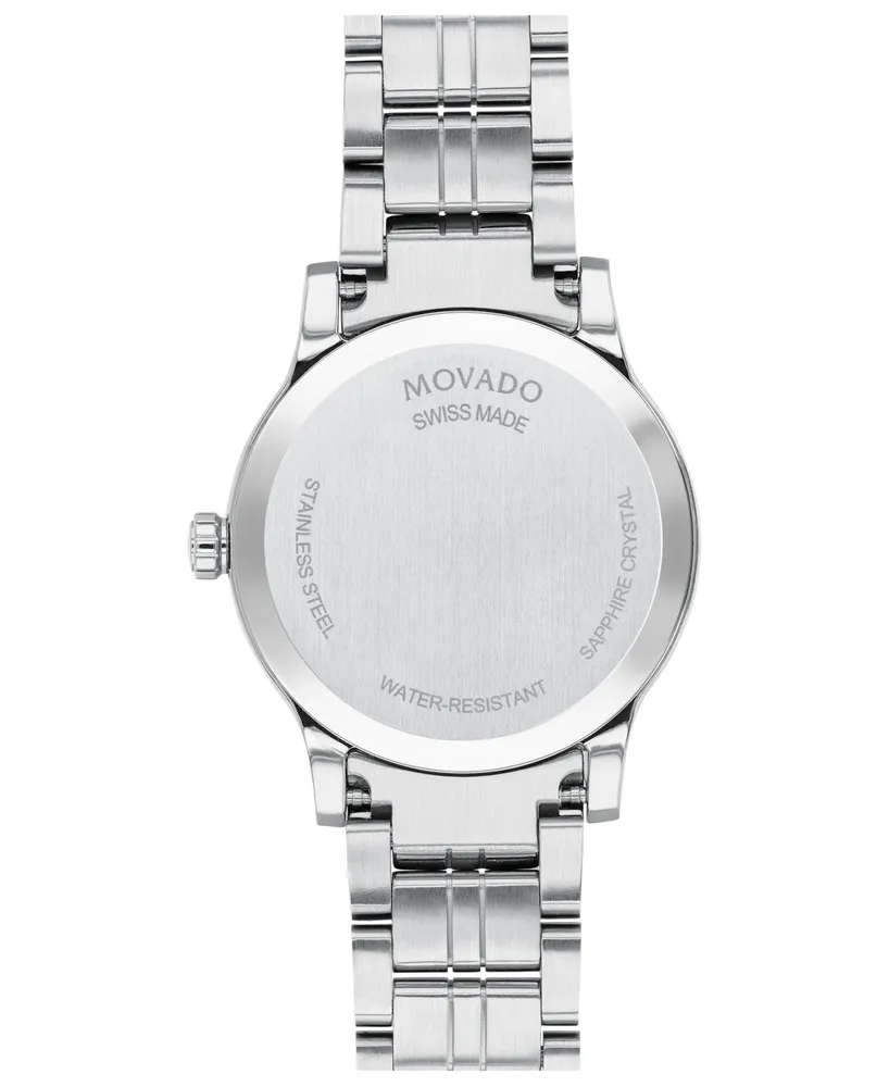 Movado Women's Swiss Stainless Steel Bracelet Watch 28mm