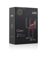 JoyJolt Claire Red Wine Glasses