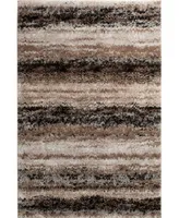 Portland Textiles Urban Exposure Mount Vernon Black 5' x 7'6" Area Rug