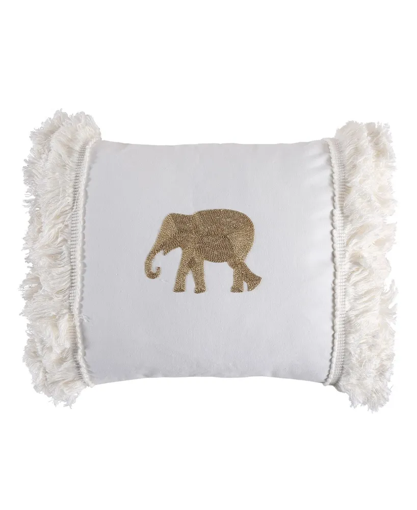 Levtex Nacala Elephant Decorative Pillow, 14" x 18"