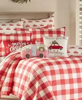 Levtex Christmas Road Trip Gingham Quilt Sets