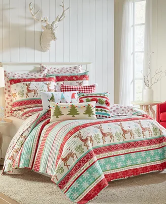 Levtex Let It Snow Festive Christmas 2-Pc. Quilt Set, Twin
