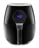 EliteElite Gourmet Digital 5.3 Qt Electric Hot Air Fryer with Xl Capacity 1350W