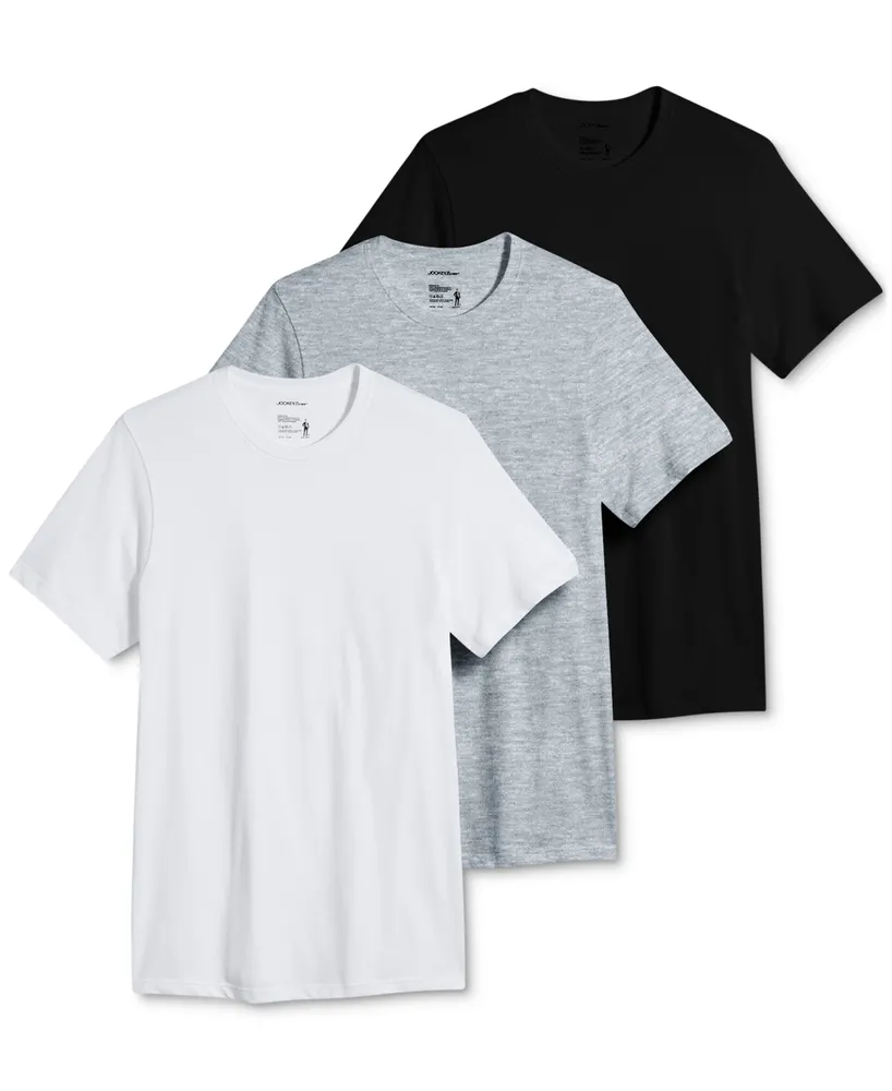 Jockey Men's 3-Pk. Stretch Crewneck T-Shirts