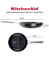 KitchenAid Hard-Anodized Induction Nonstick Frying Pan, 8.25", Matte Black