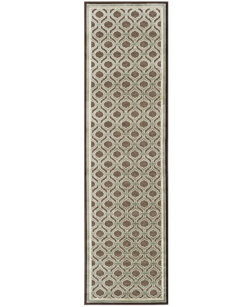 Martha Stewart Collection Msr4445 MSR4445T Brown 2'2" x 6' Runner Rug