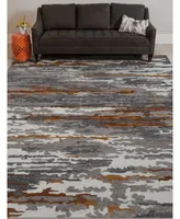 Amer Rugs Abstract Abs-3 Orange 4' x 6' Area Rug