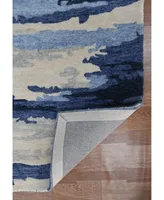 Amer Rugs Abstract Abs-7 Navy 2' x 3' Area Rug