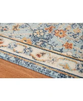 Amer Rugs Bohemian Bhm-5 Navy 7'9" x 9'9" Outdoor Area Rug