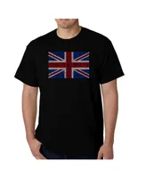 La Pop Art Men's God Save The Queen Word T-Shirt