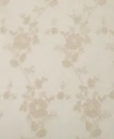 No. 918 Alison Floral Lace Sheer Rod Pocket Kitchen Curtain Valance