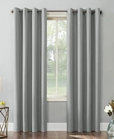 Sun Zero Saxon Energy Saving Blackout Grommet Curtain Panel