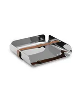 Nambe Tahoe Napkin Holder - Silver