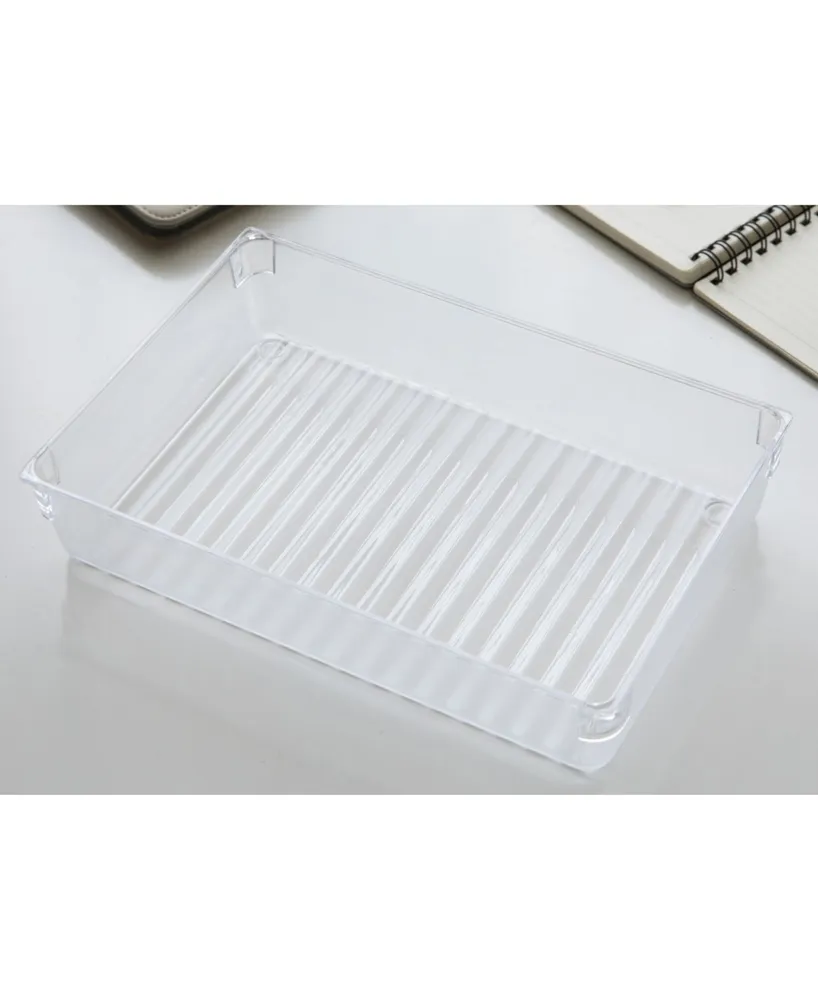 Vintiquewise Clear Plastic Large Drawer Organizers