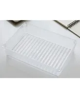 Vintiquewise Clear Plastic Large Drawer Organizers