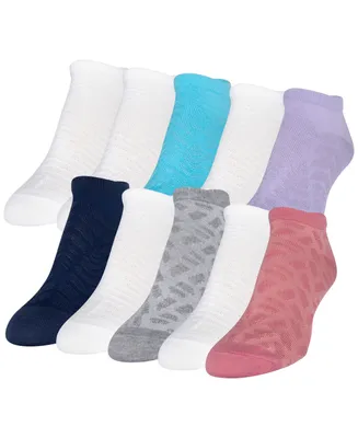 Gold Toe Women's 10-Pack Casual Lightweight With Mesh No-Show Socks