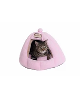 Armarkat pumpkin Like House Cat Bed For Indoor Cats, Tent with Removable Washable Cushioned Pillow C95GFS Soft PInk