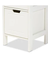 Baxton Studio Reuben 2-Drawer Storage Cabinet