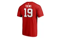 Majestic Chicago Blackhawks Jonathan Toews Men's Authentic Stack Name & Number T-Shirt