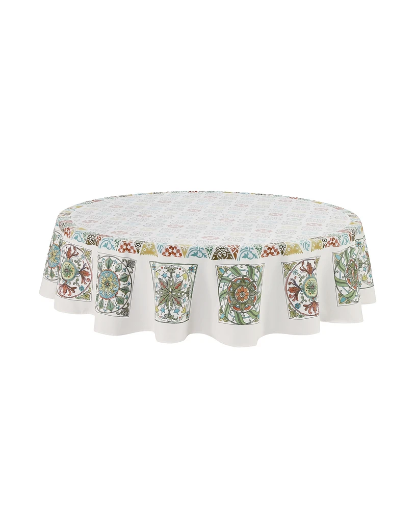 Laural Home Under the Golden Sun 70 Round Tablecloth