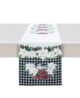 Laural Home Christmas Trimmings Table Runner - 90" x 13"