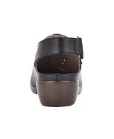 Easy Spirit Women's Dawn Slingback Block Heel Casual Clogs