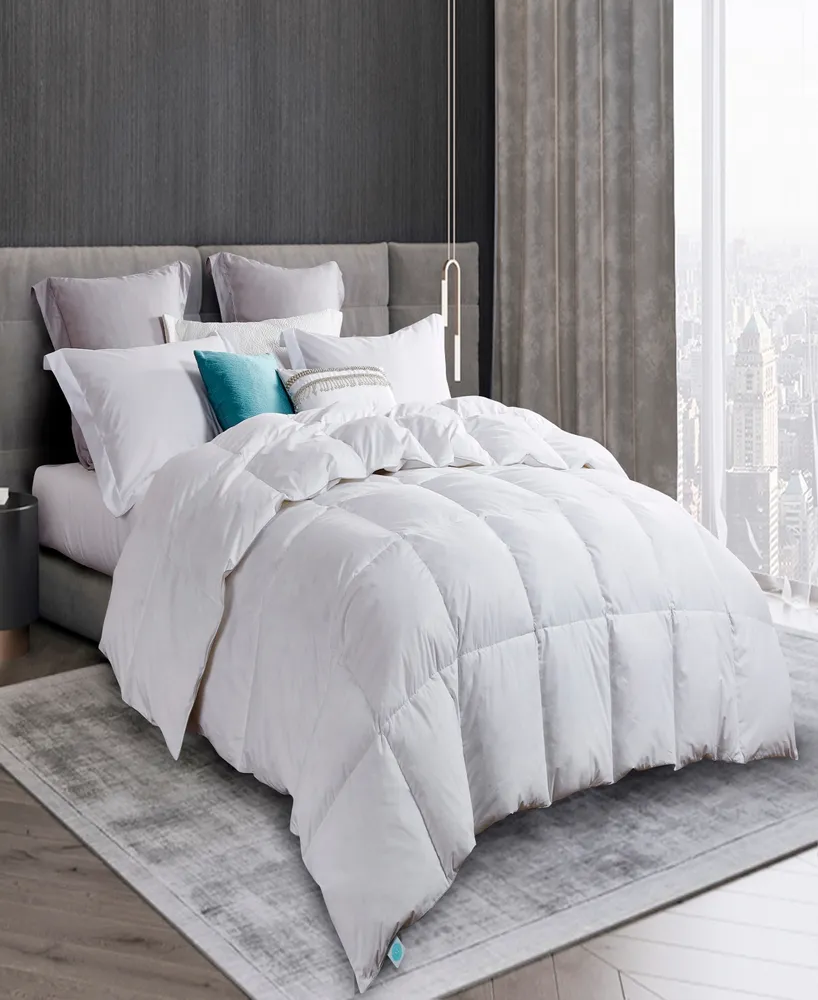 Martha Stewart 50%/50% White Goose Feather & Down Comforter, King, Created for Macy's