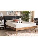 Alke Mid-Century Modern Queen Platform Bed