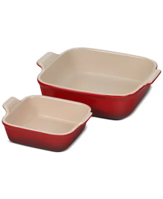 Le Creuset Heritage Square Baking Dishes, Set of 2