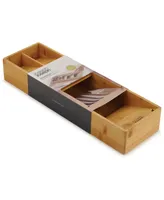 Joseph Joseph DrawerStore Bamboo Compact Cutlery Organizer