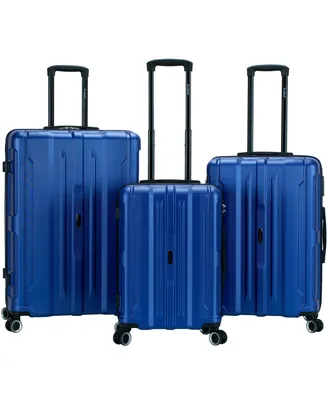 Rockland Seattle 3pc Hardside Luggage Set
