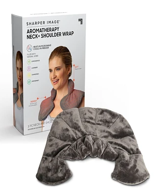 Sharper Image Warming & Cooling Aromatherapy Neck Shoulder Wrap Pad