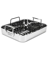 Viking 3-Ply Stainless Steel Roasting Pan with Nonstick Rack